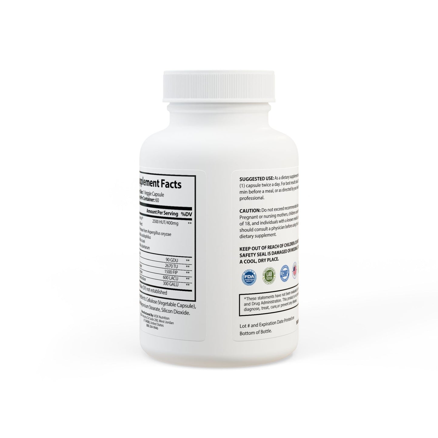 Digestive Enzyme Supplement by Fit Thrive Zone